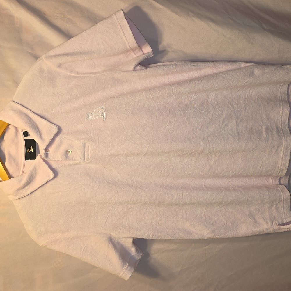 OVO Light Pink Crewneck with Owl Logo Mens Size Large (Matt # 21)